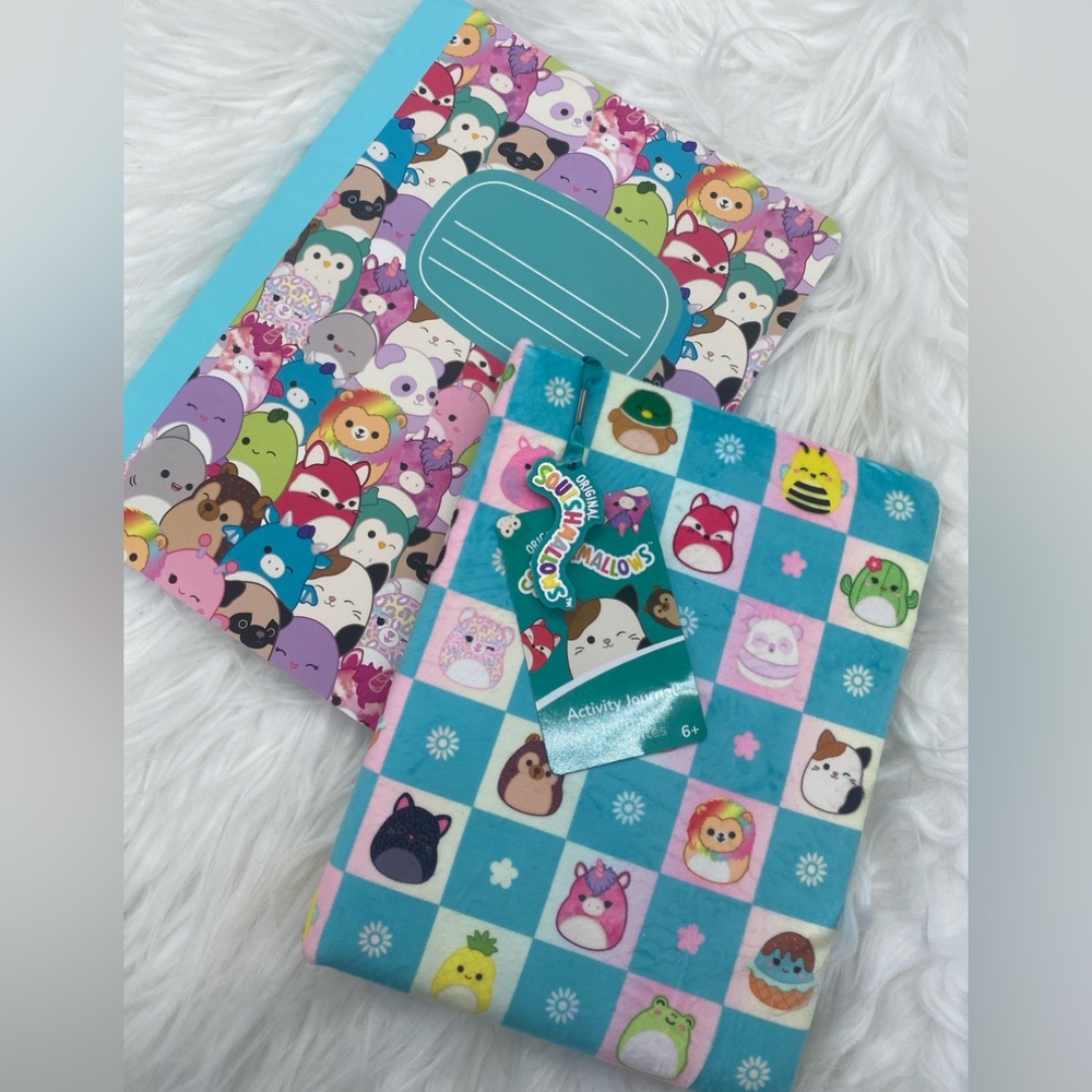 New set of squishmallow notebook and journal
